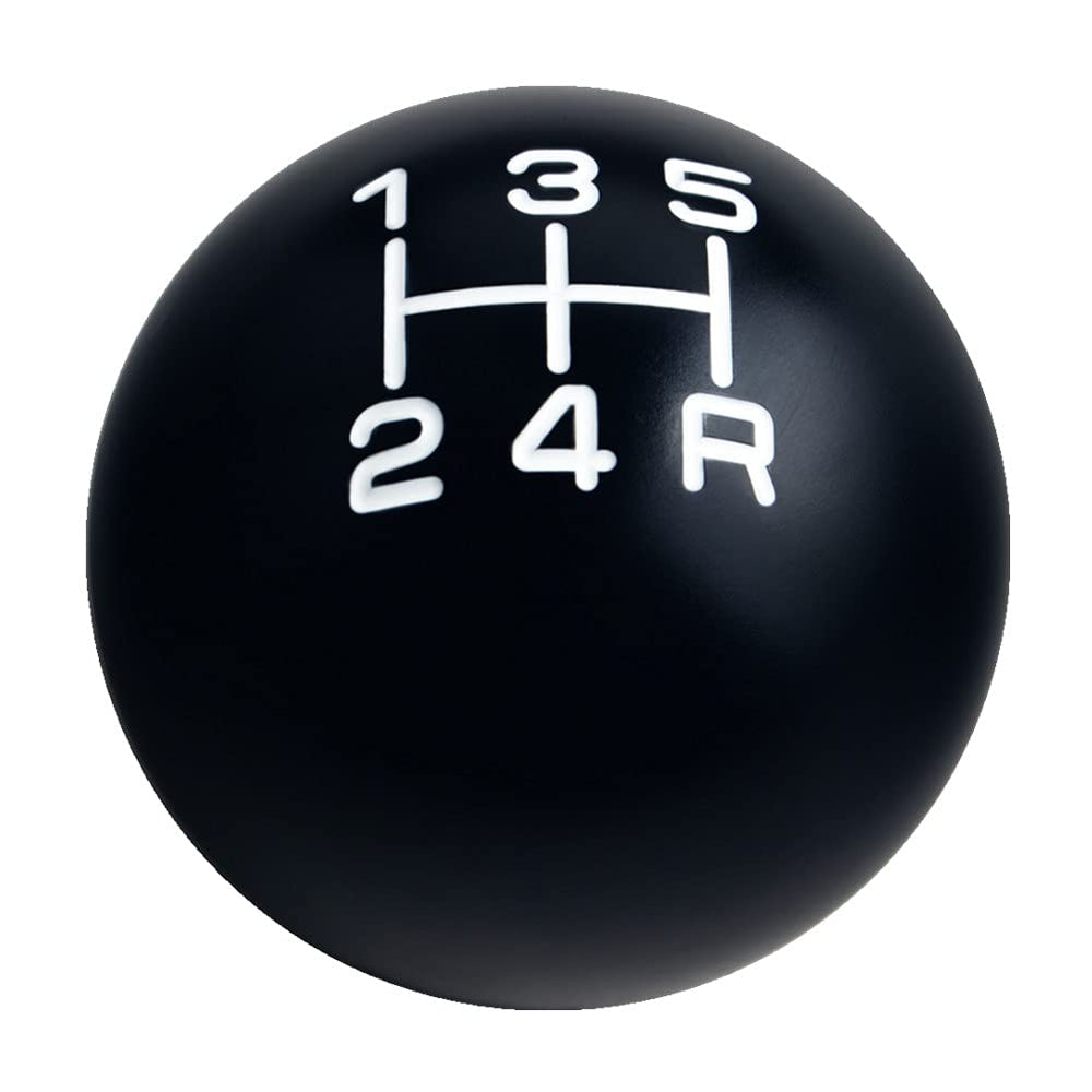DEWHEL shift knob with black-white inlay sphere enhances grip and style.
