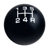 DEWHEL shift knob with black-white inlay sphere enhances grip and style.