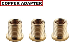DEWHEL installation-ready knob with three adapters for versatile fit.