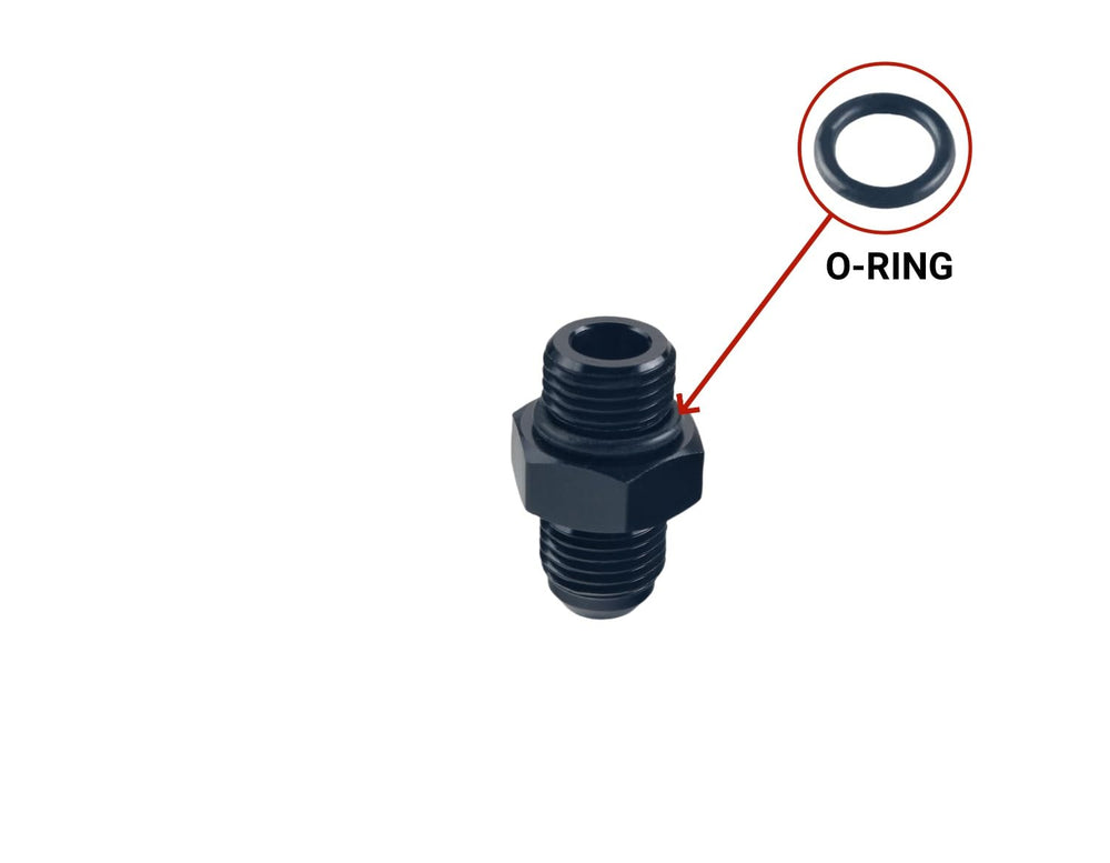 DEWHEL return-line attachment demonstrates 6AN compatibility for added fuel line options.