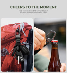 Dexnor 10kg load-capacity secures keys and EDC gear.