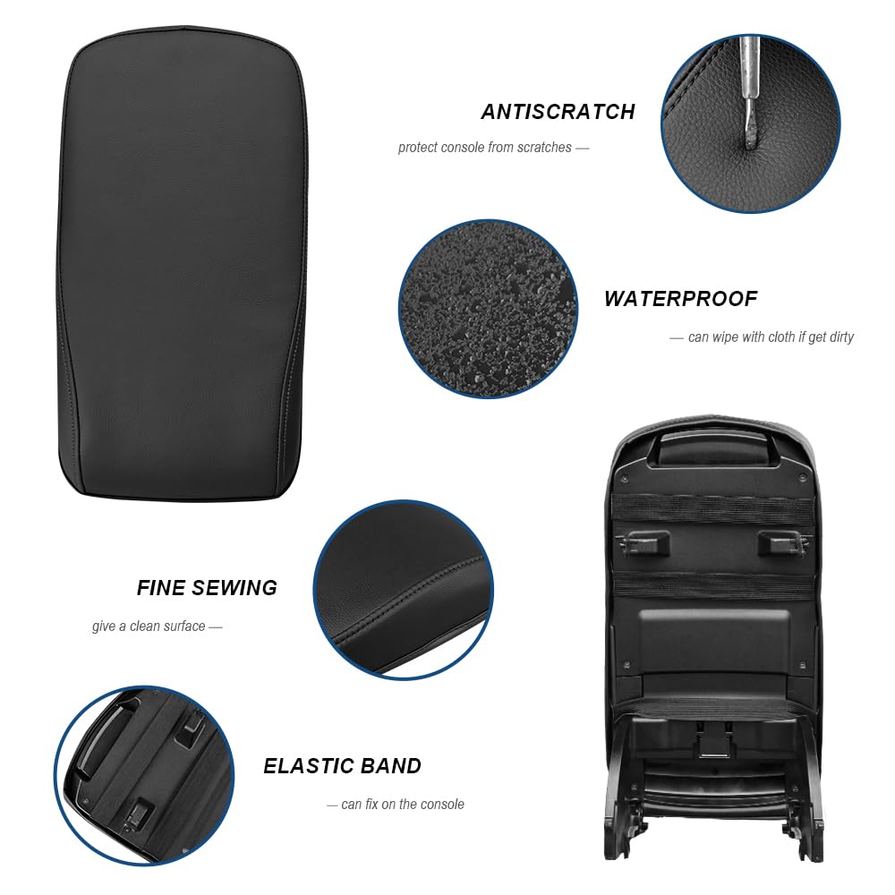 DEYTOP easy-install armrest cover fits Avalon 2013-2018 without tools