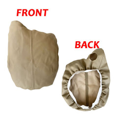 DEYTOP beige armrest cover enhances interior look and comfort.