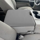 DEYTOP center console armrest cover on Ford F-150, front view offering full protection