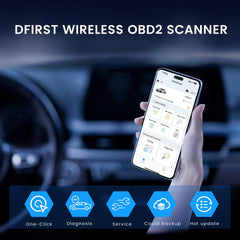 DFirst 201BTFD app pairing for seamless activation and easy vehicle diagnostics.