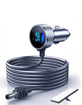 DFPEB Starlink Mini 3in1 car adapter front view for on-the-go power