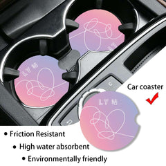 DGDRHZ pink license plate frame close-up reveals crisp print and sturdy materials.