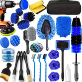DGHEYQT 26Pcs detailing kit brushes for comprehensive exterior and interior cleaning.
