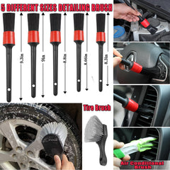 DGHEYQT tire brush ideal for rims, wheels, and grilles.