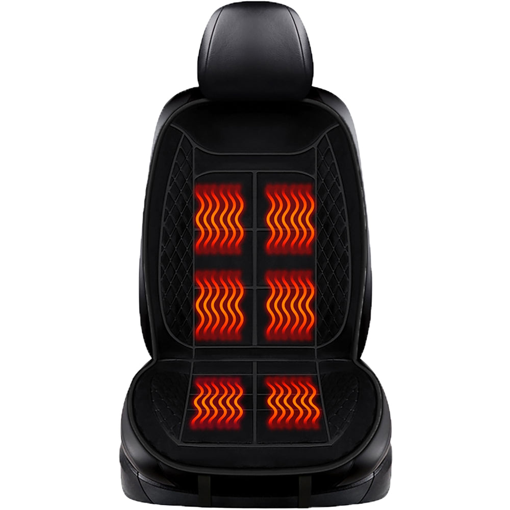 DgiqLeite car seat cushion back view with firm support for long drives.