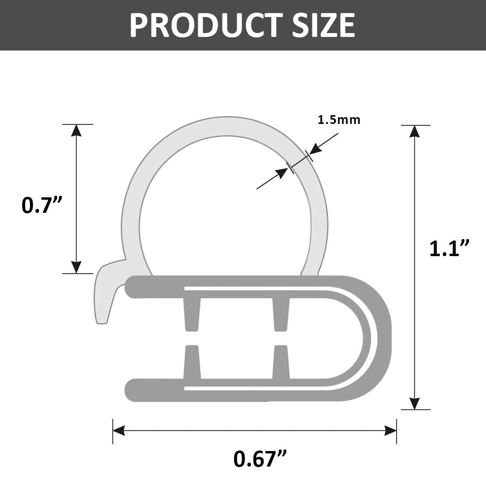 DGSL RV door seal with side bulb rail creates a tight weatherproof seal
