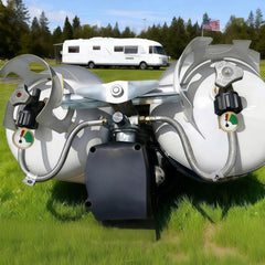 DGZMJJ easy, tool-free setup with included accessories for RV use.