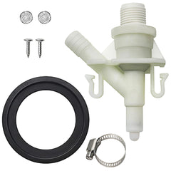 DGZMJJ upgraded RV toilet valve 385311641 kit, complete replacement set for reliable RV flushing.