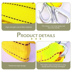 Diamall storage bag in trunk keeping tow strap organized and ready