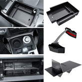 DIAMOOKY 3Pcs center console organizer for Toyota 4Runner keeps gear organized.