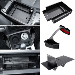 DIAMOOKY 3Pcs center console organizer for Toyota 4Runner keeps gear organized.