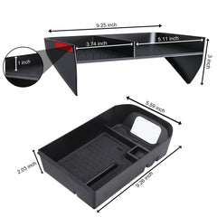 DIAMOOKY center console organizer accepts larger items like wallets and cables