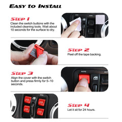 Diamooky improves interior protection by shielding switch surfaces from daily wear.