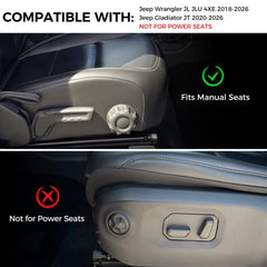 DIAMOOKY metal front door pocket panel for Gladiator JT keeps gear organized on the go.