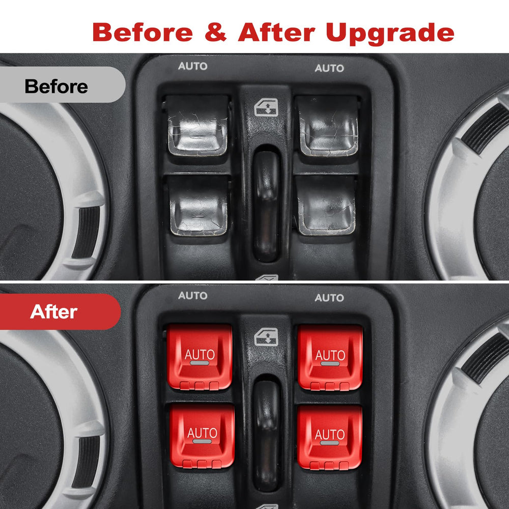 Diamooky protective cover on switch buttons conceals wear while restoring a like-new appearance.
