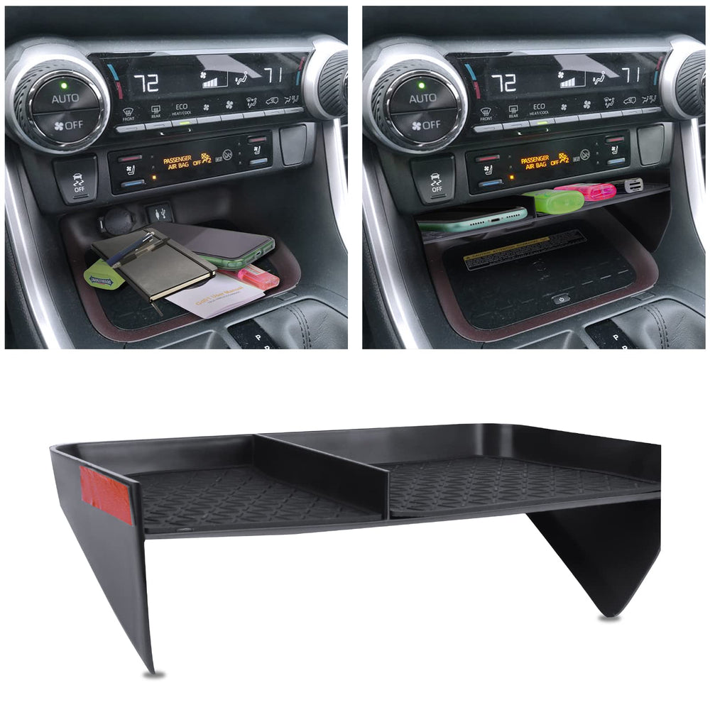 DIAMOOKY Rav4 anti-slip pad prevents items from sliding during drives.