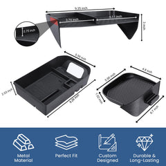 DIAMOOKY Rav4 two-level division keeps the console organized.