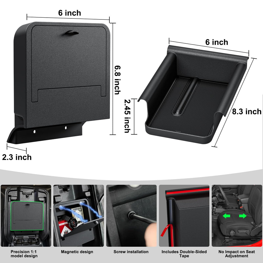 DIAMOOKY organized under-seat storage for tools and cables