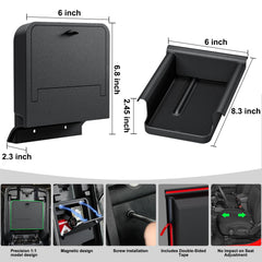DIAMOOKY organized under-seat storage for tools and cables