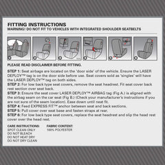 Dickies Trader seat cover easy installation for quick setup