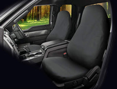 Dickies Trader seat cover side view highlighting universal slip-on design
