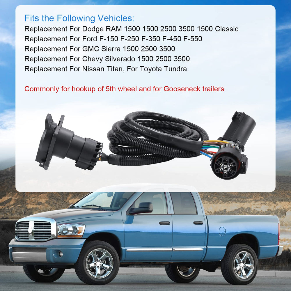 DICMIC copper-plated 7-pin terminals provide stable trailer wiring output.