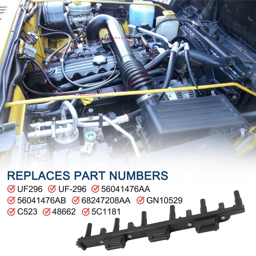 DICMIC coil pack close-up reveals high-quality windings and components.