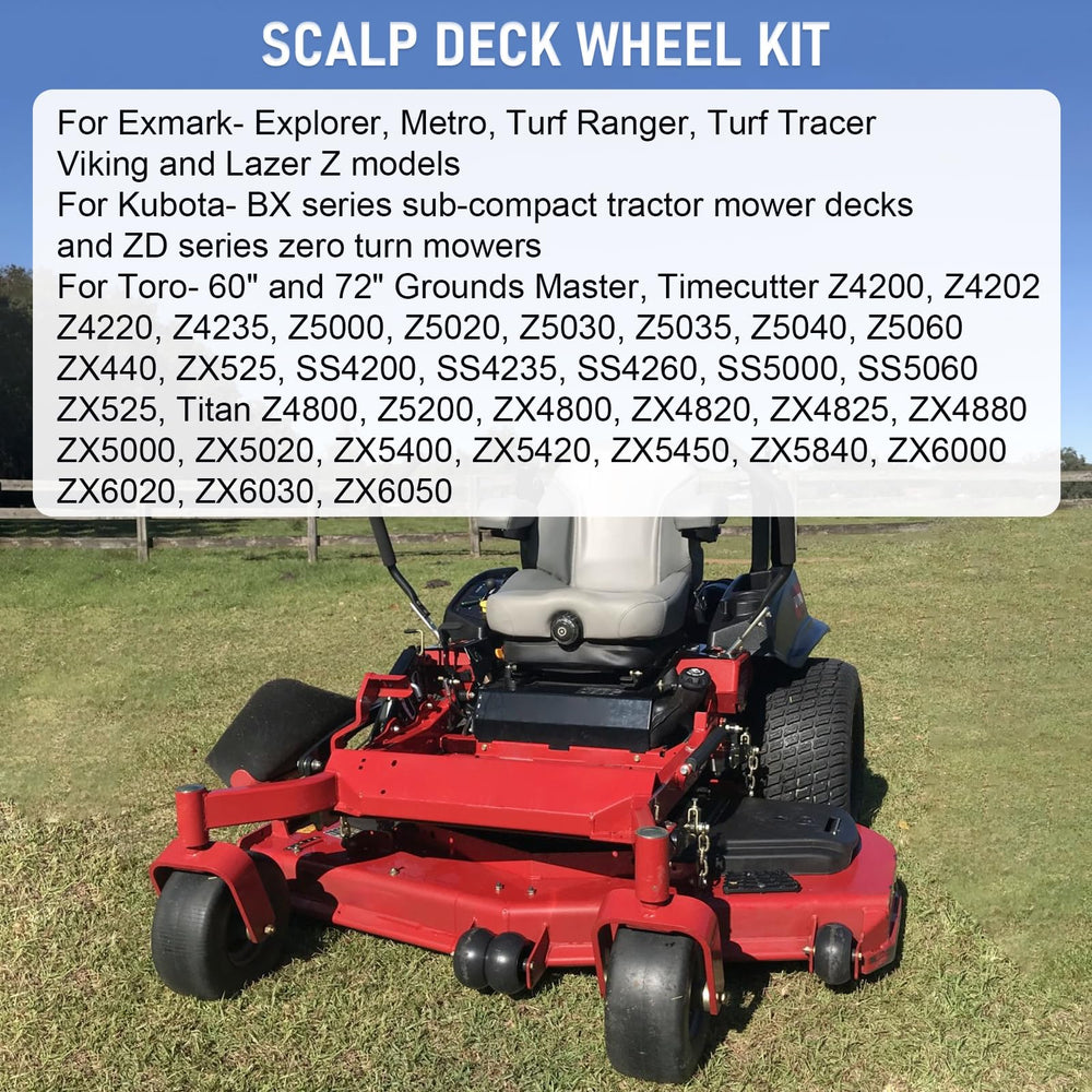 DICMIC packaging shot shows six wheels ready for quick replacement.