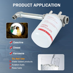 DICMIC spin-on filter cartridge enables easy maintenance and quick swaps.