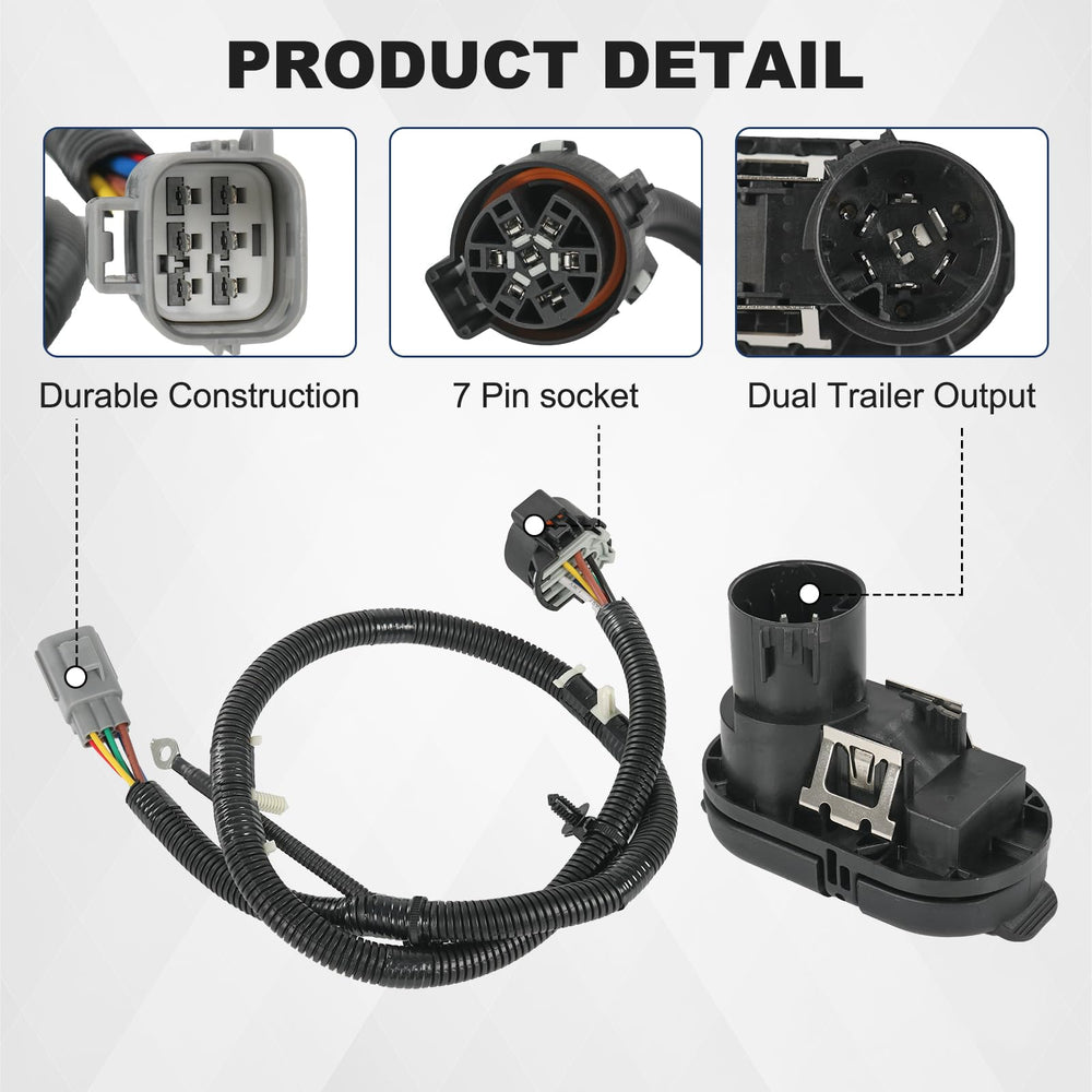 DICMIC trailer light and signal connection supports safe towing.