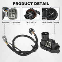 DICMIC trailer light and signal connection supports safe towing.