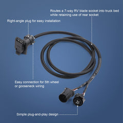 DICMIC weatherproof housing protects connectors from dust and moisture.