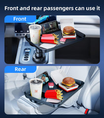 DICMKY compact car tray stays unobtrusive when not in use