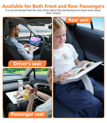 DICMKY car desk components detached for compact storage and easy travel