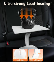 DICMKY multifunctional table with phone/tablet slot and dividers
