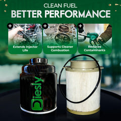 Diesly engine filter fits 2010+ Cummins engines for clean fuel delivery.