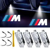 Dieyi car welcome light on BMW front door projection enhancing entry with a distinctive signature