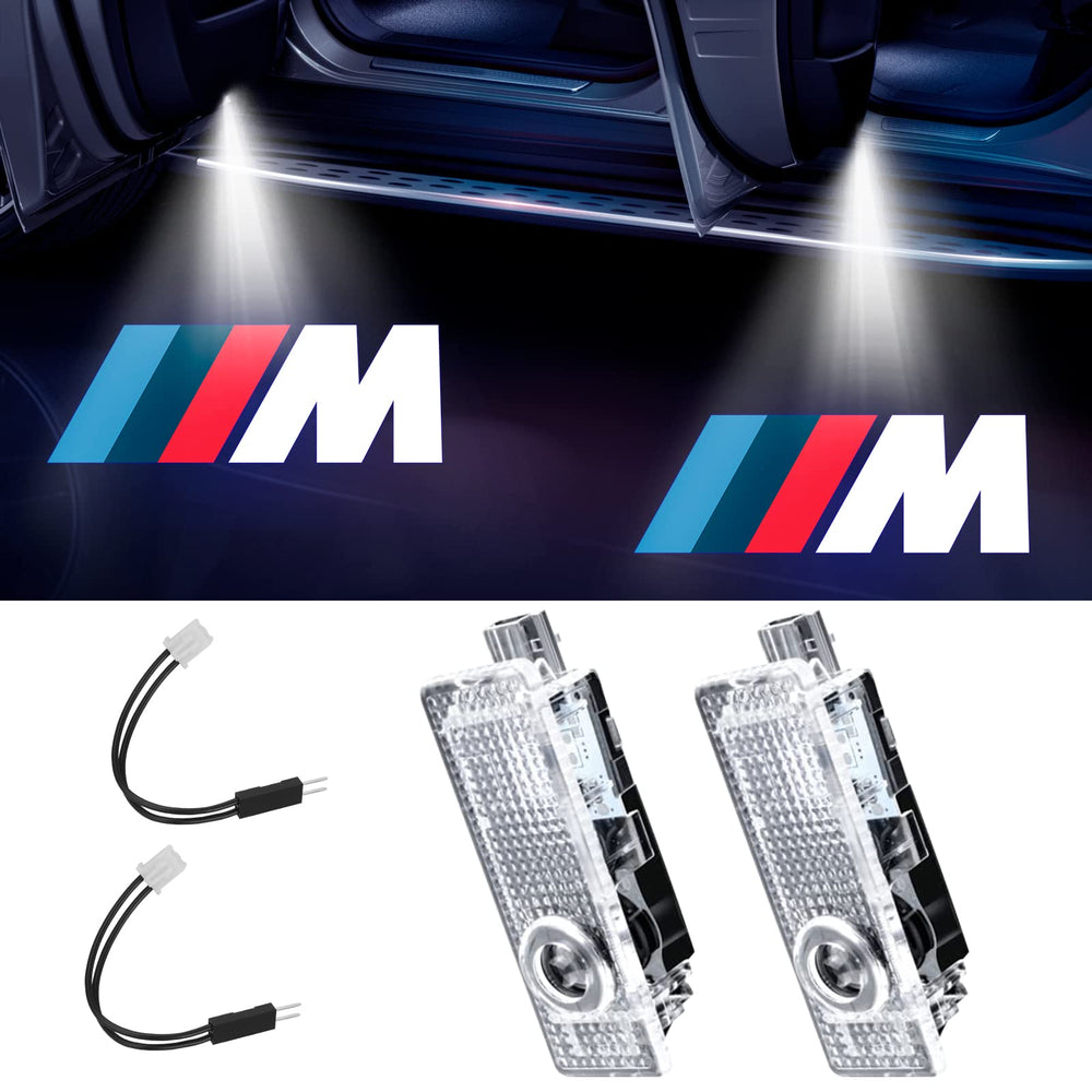 Dieyi car welcome light on BMW rear door projection for cohesive branding
