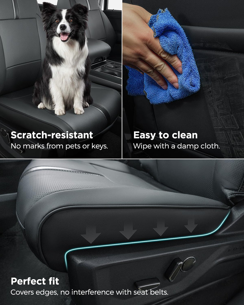 DiffCar F-150 crew-cab fit seat cover for SuperCrew interiors