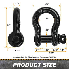 Digank plated and powder-coated shackle showing corrosion resistance