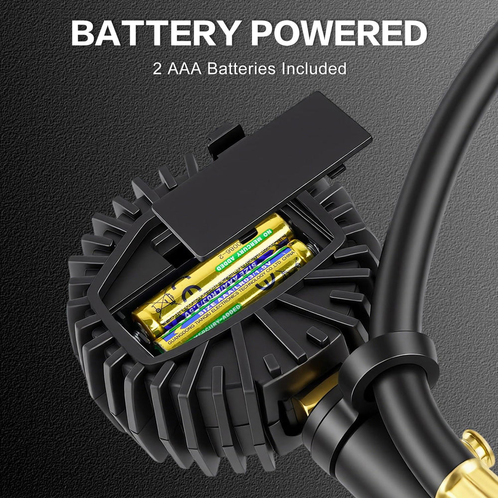 DigitPro battery compartment with easy two-AAA replacement