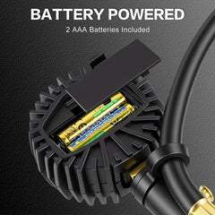DigitPro battery compartment with easy two-AAA replacement