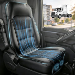 DiHTing cooling seat cover front view showing sleek fit and comfort.