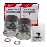 DIINGO genuine oil filter 90915-10010 close-up emphasizing OEM quality