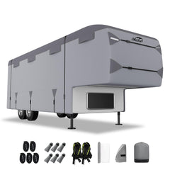 DikaSun 5th Wheel Cover fits 40–44 ft RVs with precise dimensions for protection.